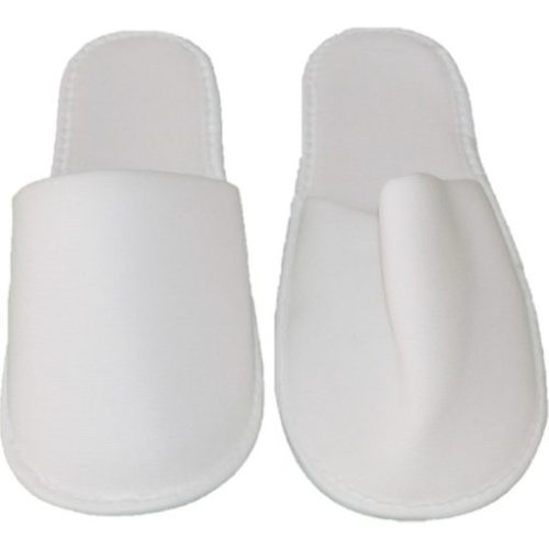 Otel Tipi Çift Kat Polyester Havlu Terlik