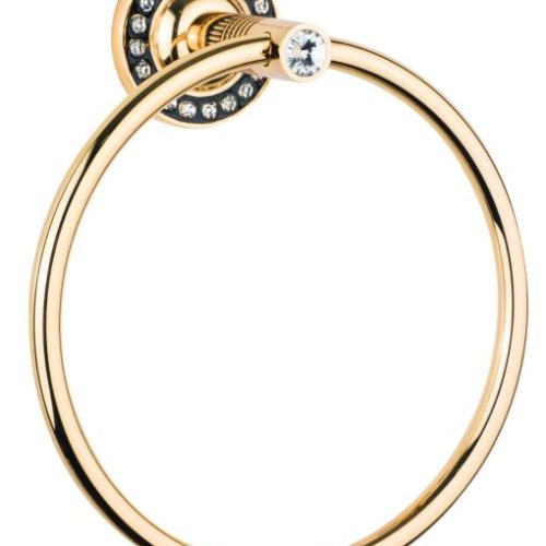 Özel Seri Altın Gold Pirinç Yuvarlak Havluluk