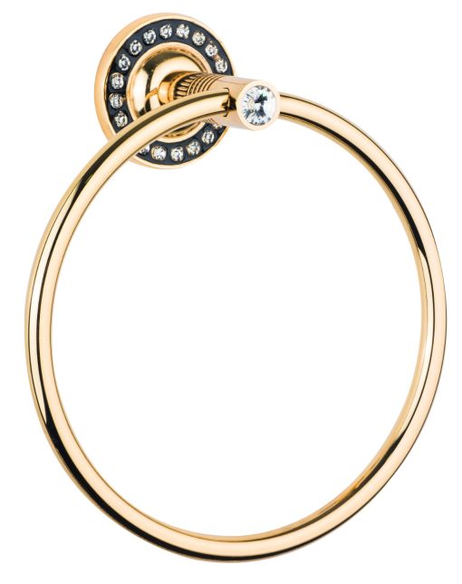 Özel Seri Altın Gold Pirinç Yuvarlak Havluluk