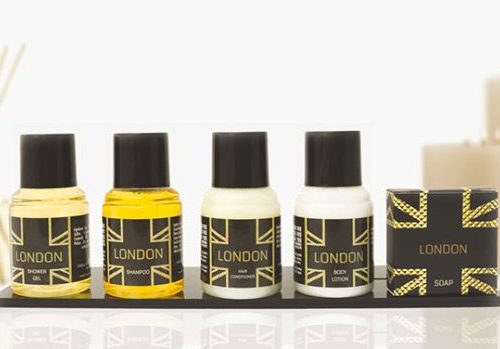 Kozmetik Set Otel Logo Baskılı 50 ML Şişe