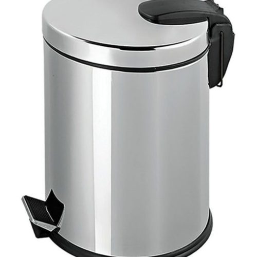 Paslanmaz Pedallı 12 Litre Çöp Kovası