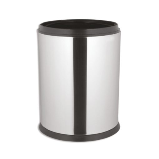 Paslanmaz Ağzı Açık 12 Litre Çöp kovası