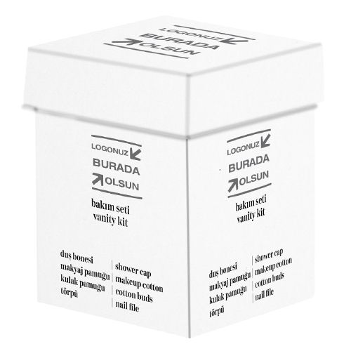 Bakim-Seti-Mega-1 Otel Logo Baskılı Kutulu 4’lü Bakım Seti