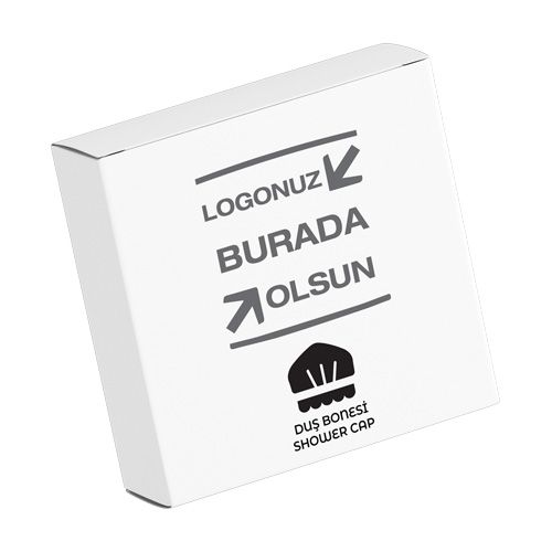 Dus-Bonesi-1 Otel Logo Baskılı Kutulu Duş Bonesi