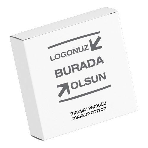 Makyaj-Pamugu-1 Otel Logo Baskılı Kutulu Makyaj Pamuğu