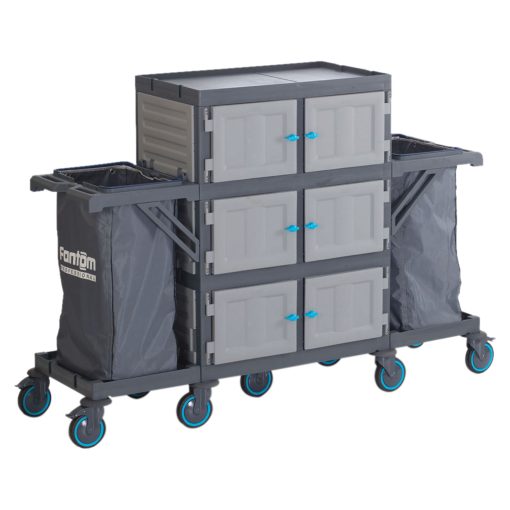 Fantom Procart Kapaklı Çift Torbalı Kat Arabası