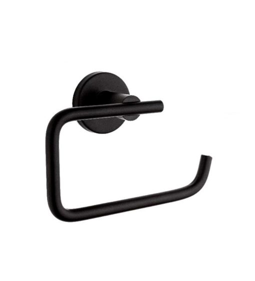 Siyah Lüks Tuvalet Kağıtlığı Açık