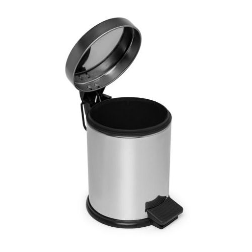 Paslanmaz Pedallı 3 Litre Çöp Kovası