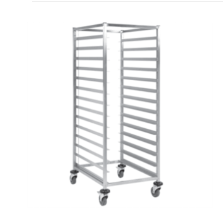 Paslanmaz İnox Tepsi Tabak Order Taşıma Arabası