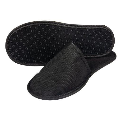 Otel Spa Vip Siyah Terlik Kaymaz Taban