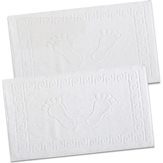 Ucuz Otel Tipi Ayak Havlusu Beyaz 200 Gr